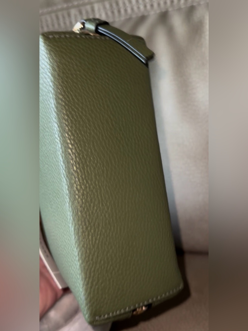 NWT Marc Jacobs Olive Green Pebbled Leather Crossbody - Picture 9 of 12